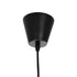 GloboStar® WIDOW 61466 Μοντέρνο Κρεμαστό Φωτιστικό Πλέγμα Μονόφωτο 1 x E27 IP20 Μαύρο Σχοινί με Μαύρο Σύρμα - Μ80 x Π80 x Υ30cm - ledmania.gr