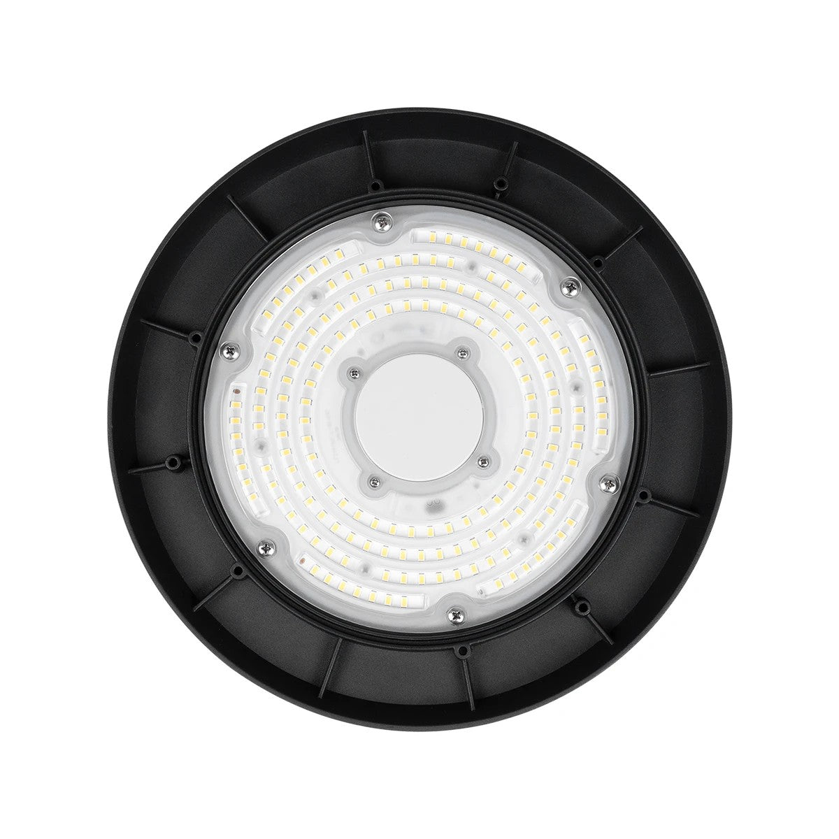 GloboStar® INDUSTRY 61500 LED UFO HIGH BAY 100W 175*SANAN OPTO CHIP 150lm/W 15000lm CRI≥80Ra SDCM<5 90° 85-265VAC 50/60Hz IP65 5000K TÜV SÜD CERTIFIED DRIVER - Μαύρο - Μ26.5 x Π26.5 x Υ15cm - 5 Χρόνια Εγγύηση - ledmania.gr