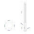 GloboStar® MONTERREY 61511 Urban Light Φωτιστικό Πάρκου - Πλατείας - Κήπου Ύψους 2 μέτρων LED 40W 5440lm 60° AC100-240VAC IP67 IK09 - Μ20 x Π20 x Υ200cm - Anthracite Grey - Φυσικό Λευκό 4000K - LUMILEDS - MEAN WELL DRIVER - 5 Years Warranty - ledmania.gr