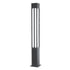 GloboStar® MONTERREY 61511 Urban Light Φωτιστικό Πάρκου - Πλατείας - Κήπου Ύψους 2 μέτρων LED 40W 5440lm 60° AC100-240VAC IP67 IK09 - Μ20 x Π20 x Υ200cm - Anthracite Grey - Φυσικό Λευκό 4000K - LUMILEDS - MEAN WELL DRIVER - 5 Years Warranty - ledmania.gr