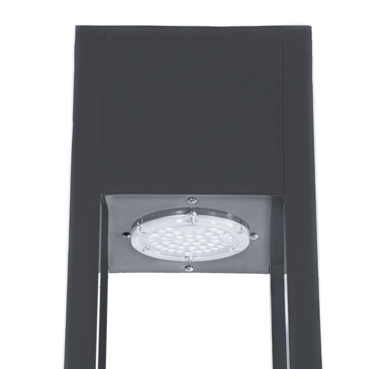 GloboStar® MONTERREY 61511 Urban Light Φωτιστικό Πάρκου - Πλατείας - Κήπου Ύψους 2 μέτρων LED 40W 5440lm 60° AC100-240VAC IP67 IK09 - Μ20 x Π20 x Υ200cm - Anthracite Grey - Φυσικό Λευκό 4000K - LUMILEDS - MEAN WELL DRIVER - 5 Years Warranty - ledmania.gr