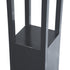 GloboStar® MONTERREY 61511 Urban Light Φωτιστικό Πάρκου - Πλατείας - Κήπου Ύψους 2 μέτρων LED 40W 5440lm 60° AC100-240VAC IP67 IK09 - Μ20 x Π20 x Υ200cm - Anthracite Grey - Φυσικό Λευκό 4000K - LUMILEDS - MEAN WELL DRIVER - 5 Years Warranty - ledmania.gr