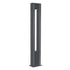 GloboStar® MERIDA 61513 Urban Light Φωτιστικό Πάρκου - Πλατείας - Κήπου Ύψους 2 μέτρων LED 40W 5440lm 60° AC100-240VAC IP67 IK09 - Μ32 x Π13 x Υ200cm - Anthracite Grey - Φυσικό Λευκό 4000K - LUMILEDS - MEAN WELL DRIVER - 5 Years Warranty - ledmania.gr