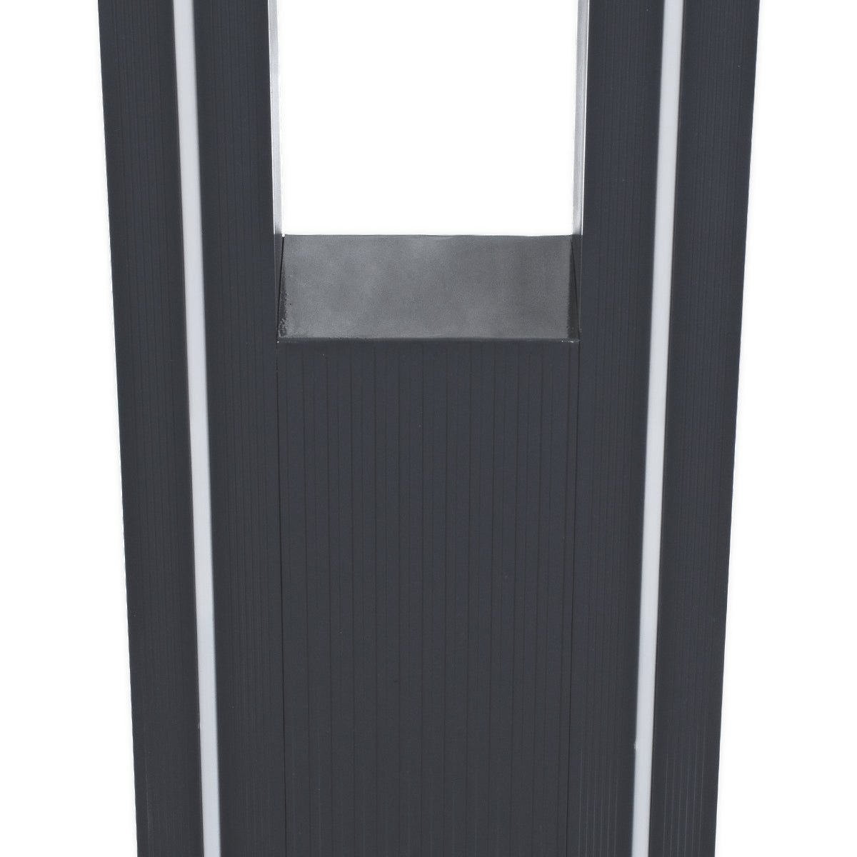 GloboStar® MERIDA 61513 Urban Light Φωτιστικό Πάρκου - Πλατείας - Κήπου Ύψους 2 μέτρων LED 40W 5440lm 60° AC100-240VAC IP67 IK09 - Μ32 x Π13 x Υ200cm - Anthracite Grey - Φυσικό Λευκό 4000K - LUMILEDS - MEAN WELL DRIVER - 5 Years Warranty - ledmania.gr