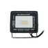 GLOBOSTAR® ATLAS 61517 Προβολέας LED 10W 1150lm 120° AC 220-240V Αδιάβροχο IP67 Θερμό Λευκό 2700K - Lumileds SMD Chip - TÜV Rheinland Certified - Μαύρο Ματ - Μ10 x Π2 x Υ8cm - 5 Χρόνια Εγγύηση