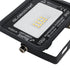 GLOBOSTAR® ATLAS 61517 Προβολέας LED 10W 1150lm 120° AC 220-240V Αδιάβροχο IP67 Θερμό Λευκό 2700K - Lumileds SMD Chip - TÜV Rheinland Certified - Μαύρο Ματ - Μ10 x Π2 x Υ8cm - 5 Χρόνια Εγγύηση