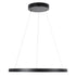 GLOBOSTAR® DIAMOND 61522 Μοντέρνο Κρεμαστό Φωτιστικό Οροφής LED 45W 5040lm 360° AC 220-240V IP20 Ρυθμιζόμενο Λευκό CCT με Χειριστήριο από 2700K έως 6000K Dimmable - Lumileds SMD Chip - Μαύρο Ματ - Μ60 x Π60 x Υ3cm - 3 Χρόνια Εγγύηση