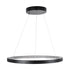 GLOBOSTAR® DIAMOND 61522 Μοντέρνο Κρεμαστό Φωτιστικό Οροφής LED 45W 5040lm 360° AC 220-240V IP20 Ρυθμιζόμενο Λευκό CCT με Χειριστήριο από 2700K έως 6000K Dimmable - Lumileds SMD Chip - Μαύρο Ματ - Μ60 x Π60 x Υ3cm - 3 Χρόνια Εγγύηση