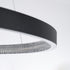 GLOBOSTAR® DIAMOND 61522 Μοντέρνο Κρεμαστό Φωτιστικό Οροφής LED 45W 5040lm 360° AC 220-240V IP20 Ρυθμιζόμενο Λευκό CCT με Χειριστήριο από 2700K έως 6000K Dimmable - Lumileds SMD Chip - Μαύρο Ματ - Μ60 x Π60 x Υ3cm - 3 Χρόνια Εγγύηση