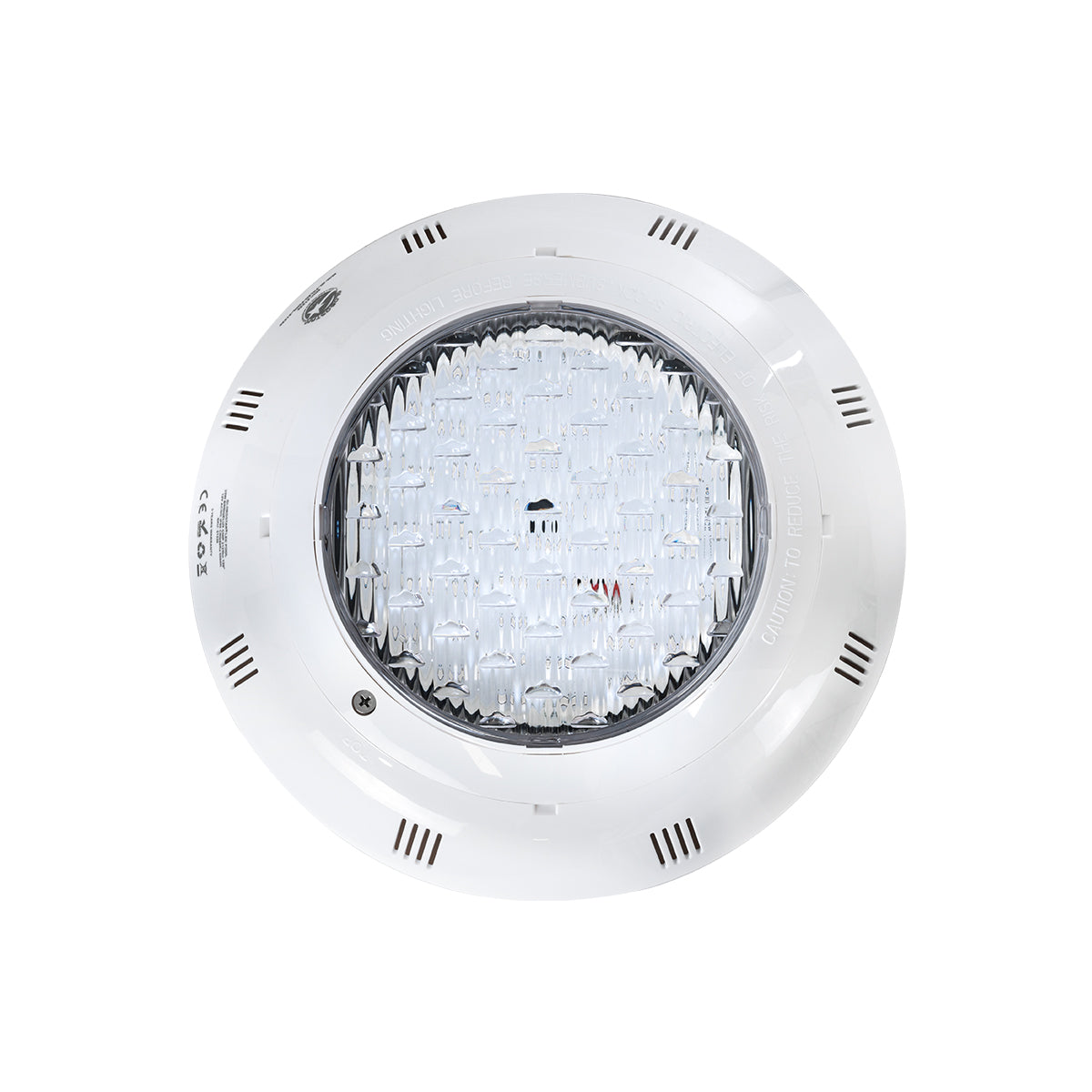 GLOBOSTAR® POOLETI 61541 Υποβρύχιο Φωτιστικό για Πισίνες/Σιντριβάνια LED 25W 1750lm 120° AC/DC 12V Αδιάβροχο IP68 Μπλε Dimmable - Bridgelux SMD Chip - 2m VDE Rubber Καλώδιο - Μ30 x Π30 x Υ6.5cm - 3 Χρόνια Εγγύηση