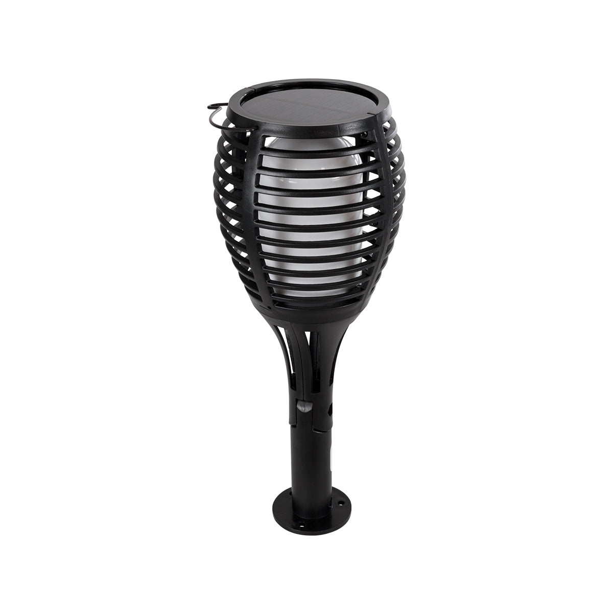 GloboStar® FIAMMA 61549 Αυτόνομο Ηλιακό Καρφωτό Φωτιστικό Κήπου LED SMD 2W 80lm με Ενσωματωμένη Μπαταρία 1500mAh - Φωτοβολταϊκό Πάνελ - Αισθητήρα Ημέρας-Νύχτας Φαναράκι Κήπου - Εφέ Φλόγας Διακοσμητικό - Αδιάβροχο IP65 - 1800K Φ10 x Υ55cm - 2 Χρόνια Εγγ... - ledmania.gr