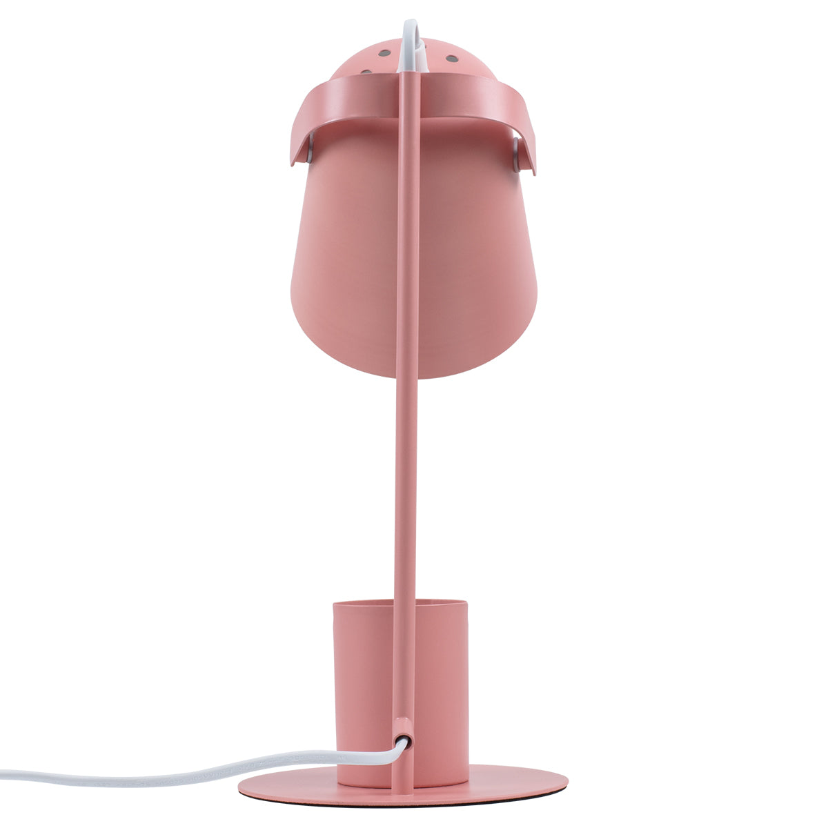 GLOBOSTAR® PENCASE 61565 Μοντέρνο Επιτραπέζιο Φωτιστικό Πορτατίφ με Ντουί 1 x E27 AC 220-240V IP20 - Ροζ - Μ12 x Π15 x Υ38cm