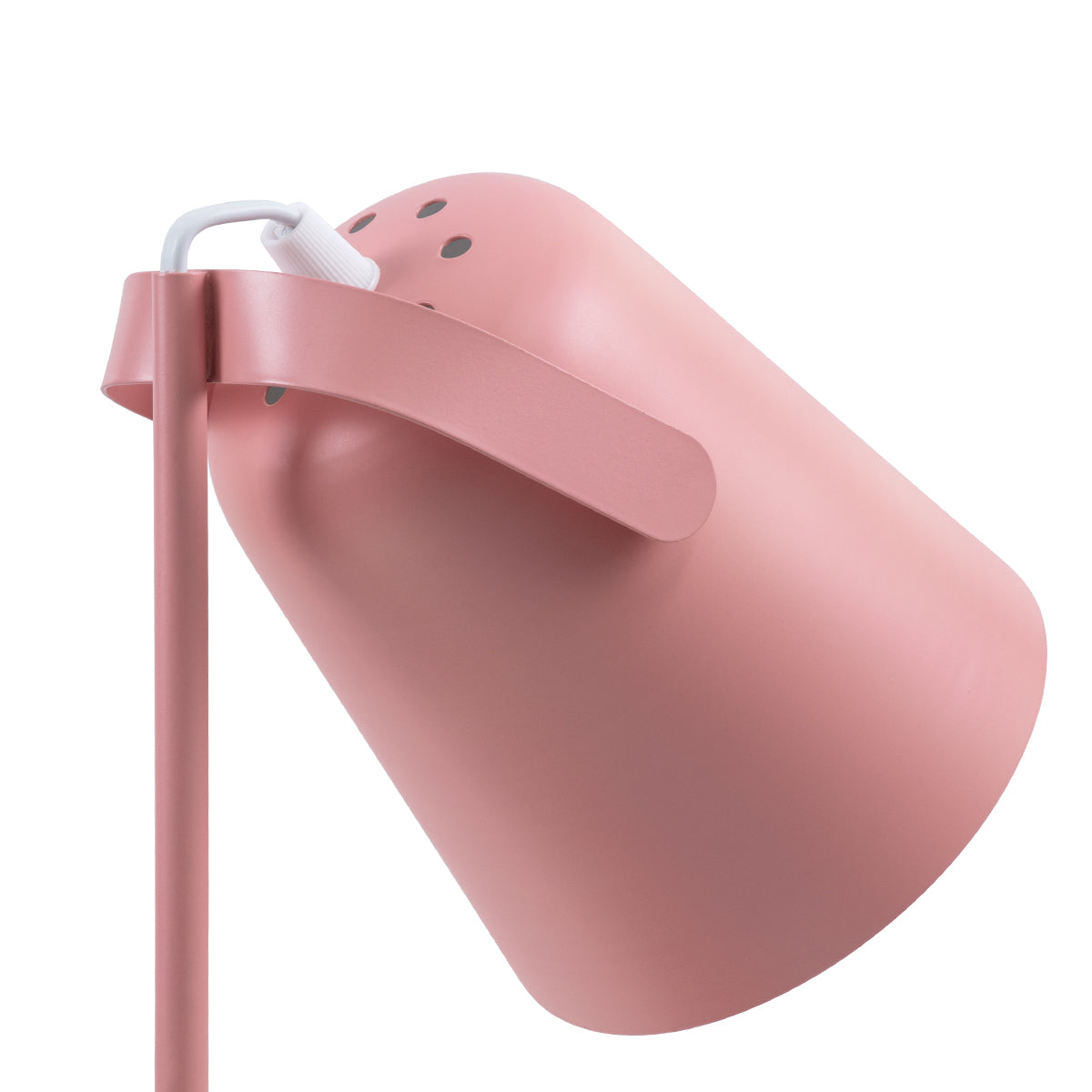 GLOBOSTAR® PENCASE 61565 Μοντέρνο Επιτραπέζιο Φωτιστικό Πορτατίφ με Ντουί 1 x E27 AC 220-240V IP20 - Ροζ - Μ12 x Π15 x Υ38cm