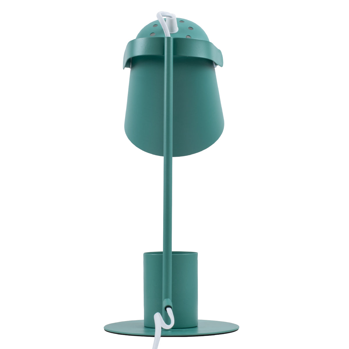 GLOBOSTAR® PENCASE 61566 Μοντέρνο Επιτραπέζιο Φωτιστικό Πορτατίφ με Ντουί 1 x E27 AC 220-240V IP20 - Πράσινο - Μ12 x Π15 x Υ38cm