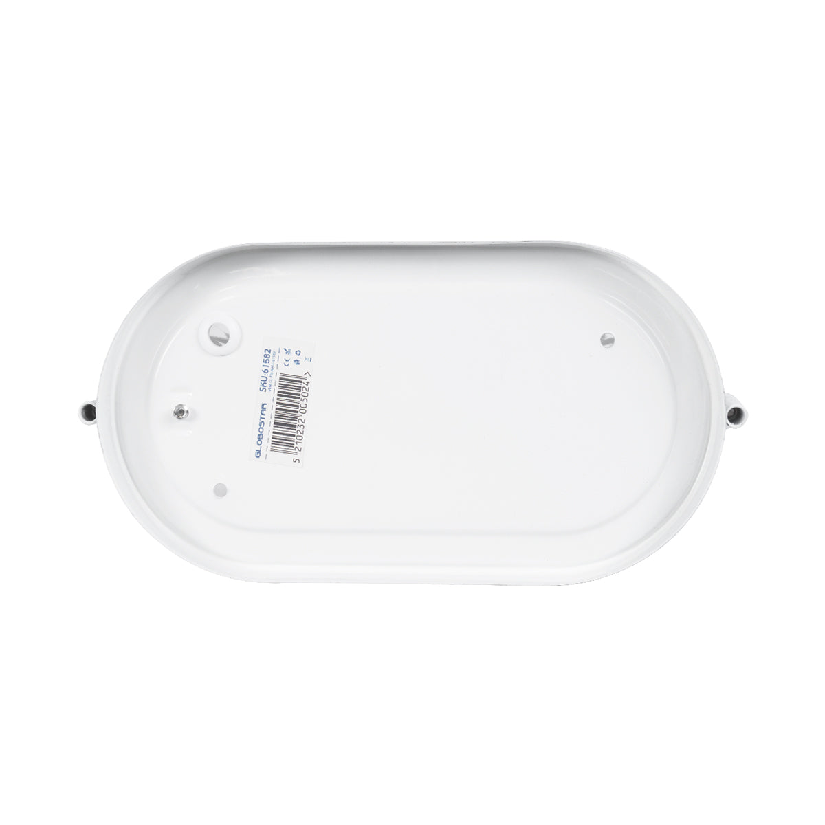GLOBOSTAR® BOATLIGHT 61582 Φωτιστικό Καραβοχελώνα Τοίχου - Απλίκα με Ντουί 1 x E27 120° AC 220-240V Αδιάβροχο IP65 -  Λευκό Ματ - Μ21 x Π10.4 x Υ9cm - ledmania.gr