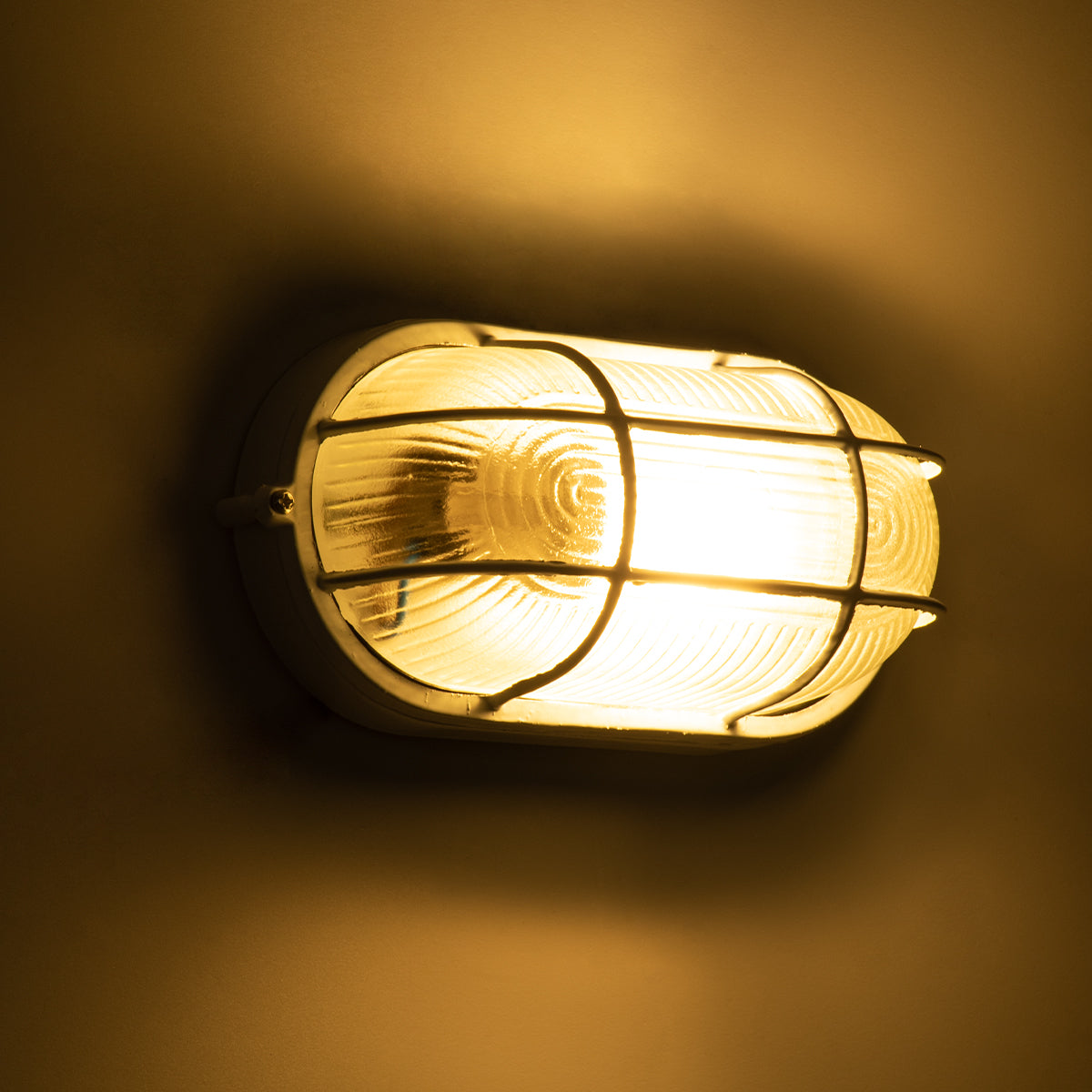 GLOBOSTAR® BOATLIGHT 61582 Φωτιστικό Καραβοχελώνα Τοίχου - Απλίκα με Ντουί 1 x E27 120° AC 220-240V Αδιάβροχο IP65 -  Λευκό Ματ - Μ21 x Π10.4 x Υ9cm - ledmania.gr