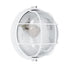 GLOBOSTAR® BOATLIGHT 61585 Vintage Φωτιστικό Καραβοχελώνα Τοίχου & Οροφής με Ντουί 1 x E27 AC 220-240V Αδιάβροχο IP65 - Λευκό Ματ - Μ17.5 x Π17.5 x Υ9cm - ledmania.gr