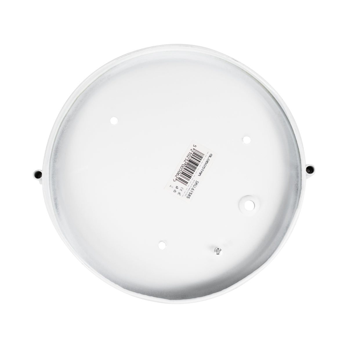 GLOBOSTAR® BOATLIGHT 61585 Vintage Φωτιστικό Καραβοχελώνα Τοίχου & Οροφής με Ντουί 1 x E27 AC 220-240V Αδιάβροχο IP65 - Λευκό Ματ - Μ17.5 x Π17.5 x Υ9cm - ledmania.gr