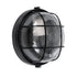 GLOBOSTAR® BOATLIGHT 61586 Vintage Φωτιστικό Καραβοχελώνα Τοίχου & Οροφής με Ντουί 1 x E27 AC 220-240V Αδιάβροχο IP65 - Μαύρο Ματ - Μ17.5 x Π17.5 x Υ9cm - ledmania.gr