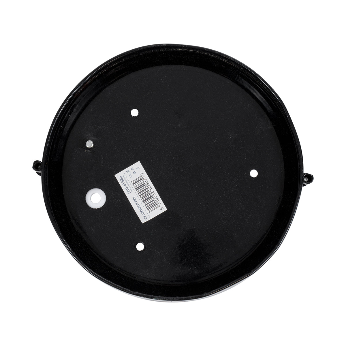 GLOBOSTAR® BOATLIGHT 61586 Vintage Φωτιστικό Καραβοχελώνα Τοίχου & Οροφής με Ντουί 1 x E27 AC 220-240V Αδιάβροχο IP65 - Μαύρο Ματ - Μ17.5 x Π17.5 x Υ9cm - ledmania.gr