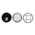 GLOBOSTAR® BOATLIGHT 61586 Vintage Φωτιστικό Καραβοχελώνα Τοίχου & Οροφής με Ντουί 1 x E27 AC 220-240V Αδιάβροχο IP65 - Μαύρο Ματ - Μ17.5 x Π17.5 x Υ9cm - ledmania.gr