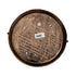GLOBOSTAR® BOATLIGHT 61590 Vintage Φωτιστικό Καραβοχελώνα Τοίχου & Οροφής με Ντουί 2 x E27 AC 220-240V Αδιάβροχο IP65 - Χάλκινο Παλαιωμένο Εφέ Σκουριάς Ματ - Μ24 x Π24 x Υ11cm - ledmania.gr
