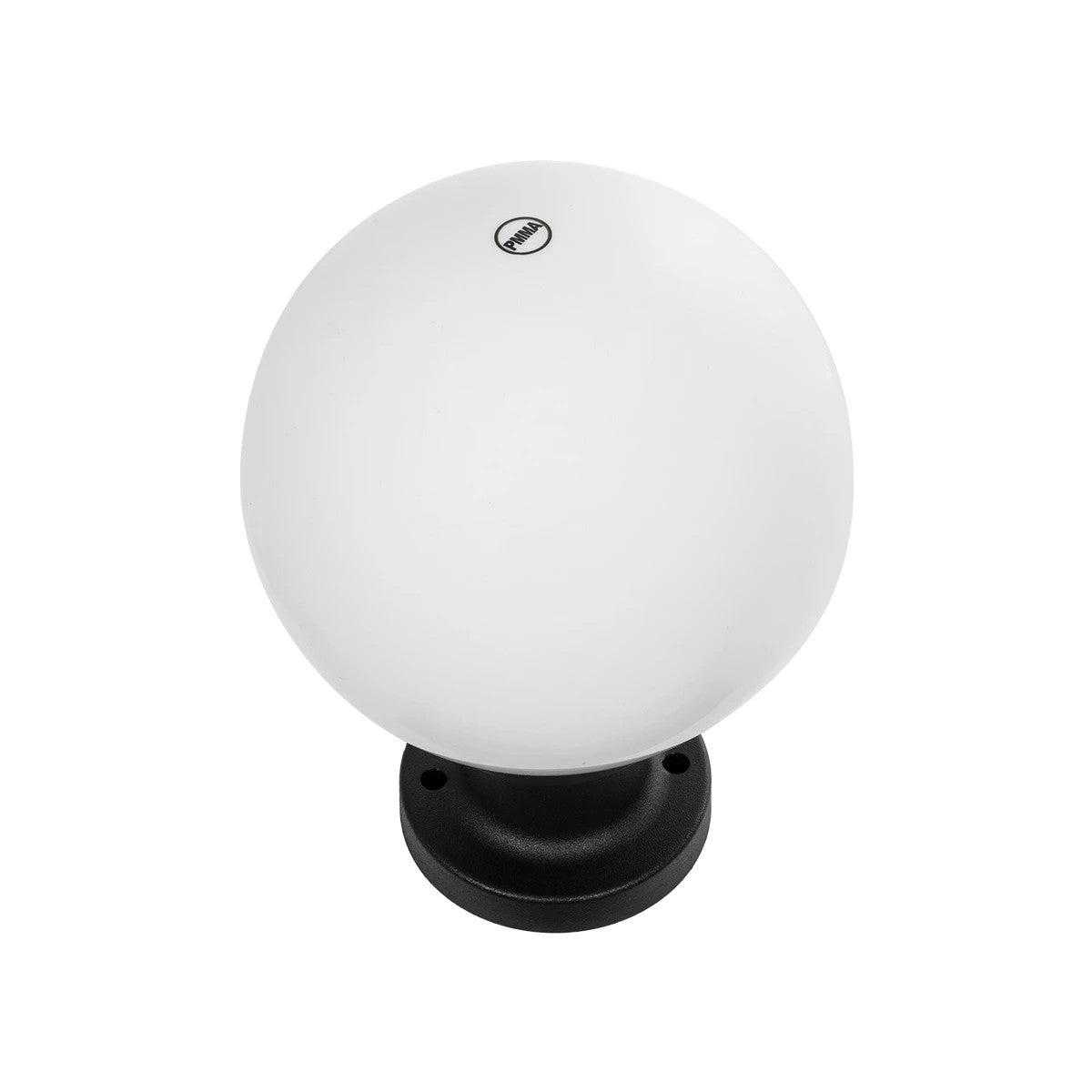 GLOBOSTAR® AGROS 61595 Φωτιστικό Κολωνάκι Κήπου με Ντουί 1 x E27 AC 220-240V Αδιάβροχο IP65 - Λευκό & Μάυρο - Μ20 x Π20 x Υ30cm - ledmania.gr