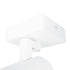 kelvo® SPOTA KLV-101-0135 Μοντέρνο Κινούμενο Φωτιστικό Σποτ Οροφής με Ντουί 1 x GU10 90° AC 220-240V IP20 - Λευκό Ματ - Μ7 x Π6 x Υ14cm - ledmania.gr