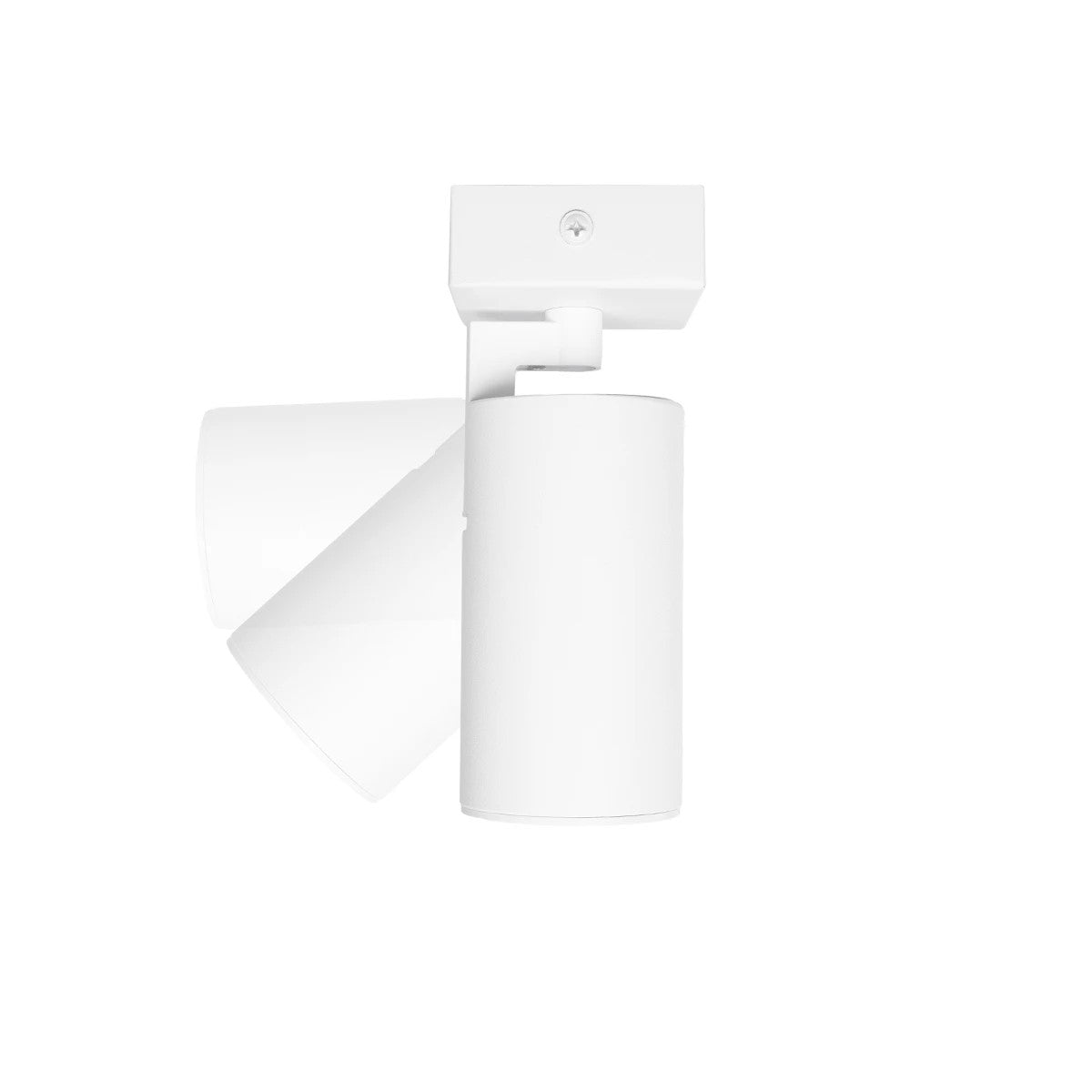 kelvo® SPOTA KLV-101-0135 Μοντέρνο Κινούμενο Φωτιστικό Σποτ Οροφής με Ντουί 1 x GU10 90° AC 220-240V IP20 - Λευκό Ματ - Μ7 x Π6 x Υ14cm - ledmania.gr