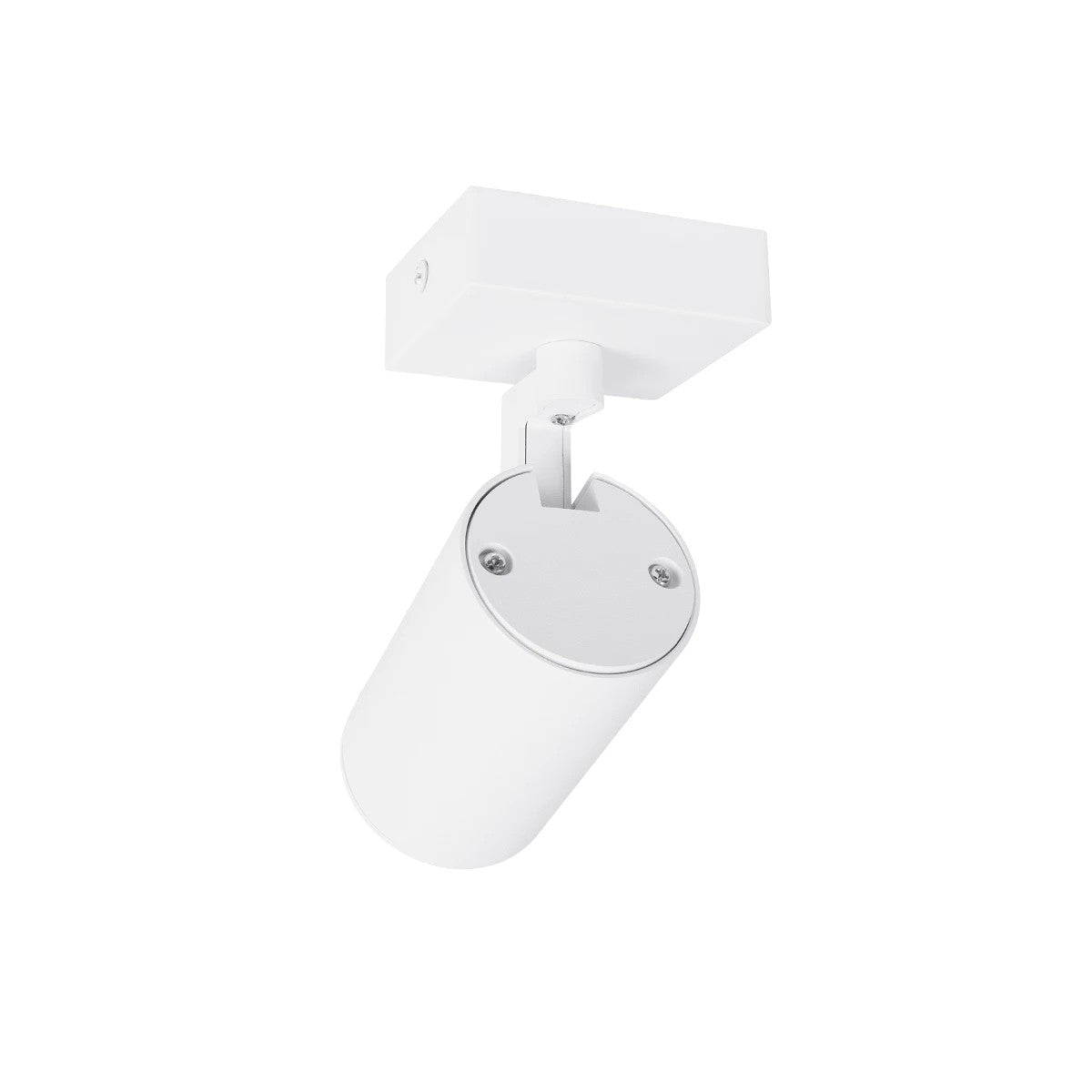kelvo® SPOTA KLV-101-0135 Μοντέρνο Κινούμενο Φωτιστικό Σποτ Οροφής με Ντουί 1 x GU10 90° AC 220-240V IP20 - Λευκό Ματ - Μ7 x Π6 x Υ14cm - ledmania.gr