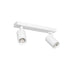 kelvo® SPOTA KLV-101-0137 Μοντέρνο Κινούμενο Φωτιστικό Σποτ Οροφής με Ντουί 2 x GU10 90° AC 220-240V IP20 - Λευκό Ματ - Μ30 x Π6 x Υ14.5cm - ledmania.gr