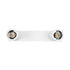 kelvo® SPOTA KLV-101-0137 Μοντέρνο Κινούμενο Φωτιστικό Σποτ Οροφής με Ντουί 2 x GU10 90° AC 220-240V IP20 - Λευκό Ματ - Μ30 x Π6 x Υ14.5cm - ledmania.gr