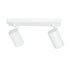 kelvo® SPOTA KLV-101-0137 Μοντέρνο Κινούμενο Φωτιστικό Σποτ Οροφής με Ντουί 2 x GU10 90° AC 220-240V IP20 - Λευκό Ματ - Μ30 x Π6 x Υ14.5cm - ledmania.gr
