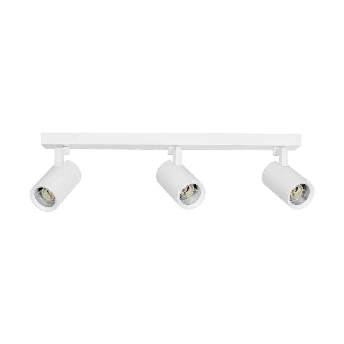 kelvo® SPOTA KLV-101-0139 Μοντέρνο Κινούμενο Φωτιστικό Σποτ Οροφής με Ντουί 3 x GU10 90° AC 220-240V IP20 - Λευκό Ματ - Μ48 x Π6.2 x Υ14cm - ledmania.gr