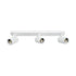 kelvo® SPOTA KLV-101-0139 Μοντέρνο Κινούμενο Φωτιστικό Σποτ Οροφής με Ντουί 3 x GU10 90° AC 220-240V IP20 - Λευκό Ματ - Μ48 x Π6.2 x Υ14cm - ledmania.gr