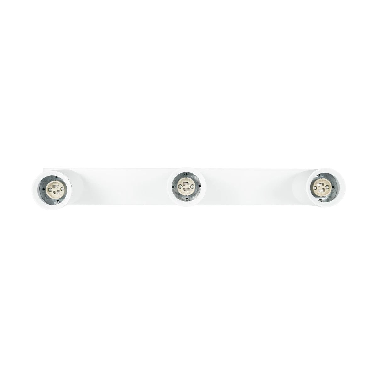 kelvo® SPOTA KLV-101-0139 Μοντέρνο Κινούμενο Φωτιστικό Σποτ Οροφής με Ντουί 3 x GU10 90° AC 220-240V IP20 - Λευκό Ματ - Μ48 x Π6.2 x Υ14cm - ledmania.gr