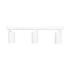 kelvo® SPOTA KLV-101-0139 Μοντέρνο Κινούμενο Φωτιστικό Σποτ Οροφής με Ντουί 3 x GU10 90° AC 220-240V IP20 - Λευκό Ματ - Μ48 x Π6.2 x Υ14cm - ledmania.gr