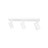 kelvo® SPOTA KLV-101-0139 Μοντέρνο Κινούμενο Φωτιστικό Σποτ Οροφής με Ντουί 3 x GU10 90° AC 220-240V IP20 - Λευκό Ματ - Μ48 x Π6.2 x Υ14cm - ledmania.gr