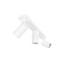 kelvo® SPOTA KLV-101-0139 Μοντέρνο Κινούμενο Φωτιστικό Σποτ Οροφής με Ντουί 3 x GU10 90° AC 220-240V IP20 - Λευκό Ματ - Μ48 x Π6.2 x Υ14cm - ledmania.gr