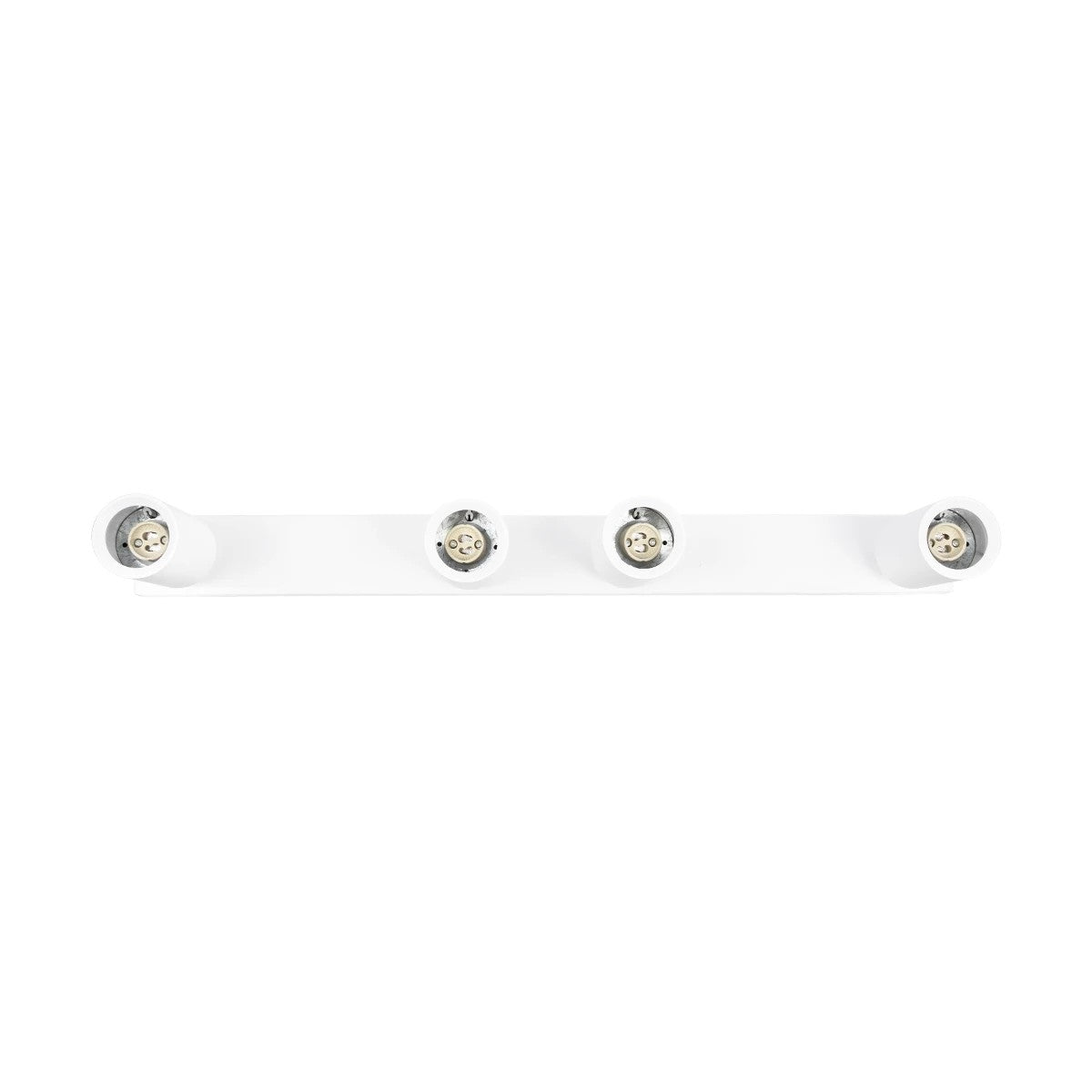 kelvo® SPOTA KLV-101-0141 Μοντέρνο Κινούμενο Φωτιστικό Σποτ Οροφής με Ντουί 4 x GU10 90° AC 220-240V IP20 - Λευκό Ματ - Μ64 x Π6 x Υ14cm - ledmania.gr