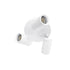kelvo® SPOTA KLV-101-0145 Μοντέρνο Κινούμενο Φωτιστικό Σποτ Οροφής με Ντουί 3 x GU10 90° AC 220-240V IP20 - Λευκό Ματ - Μ19 x Π19 x Υ14cm - ledmania.gr