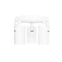 kelvo® SPOTA KLV-101-0145 Μοντέρνο Κινούμενο Φωτιστικό Σποτ Οροφής με Ντουί 3 x GU10 90° AC 220-240V IP20 - Λευκό Ματ - Μ19 x Π19 x Υ14cm - ledmania.gr