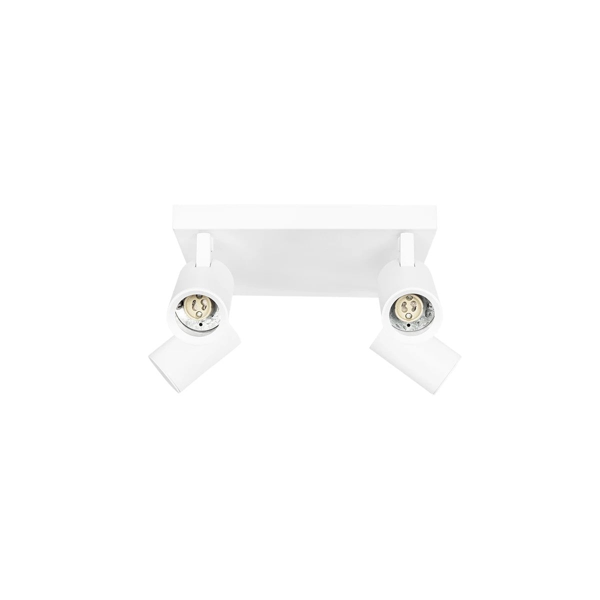 kelvo® SPOTA KLV-101-0147 Μοντέρνο Κινούμενο Φωτιστικό Σποτ Οροφής με Ντουί 4 x GU10 90° AC 220-240V IP20 - Λευκό Ματ - Μ26 x Π26 x Υ14cm - ledmania.gr