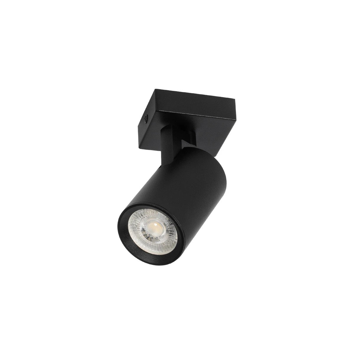 kelvo® SPOTA KLV-101-0134 Μοντέρνο Κινούμενο Φωτιστικό Σποτ Οροφής με Ντουί 1 x GU10 90° AC 220-240V IP20 - Μαύρο Ματ - Μ7 x Π6 x Υ14cm - ledmania.gr