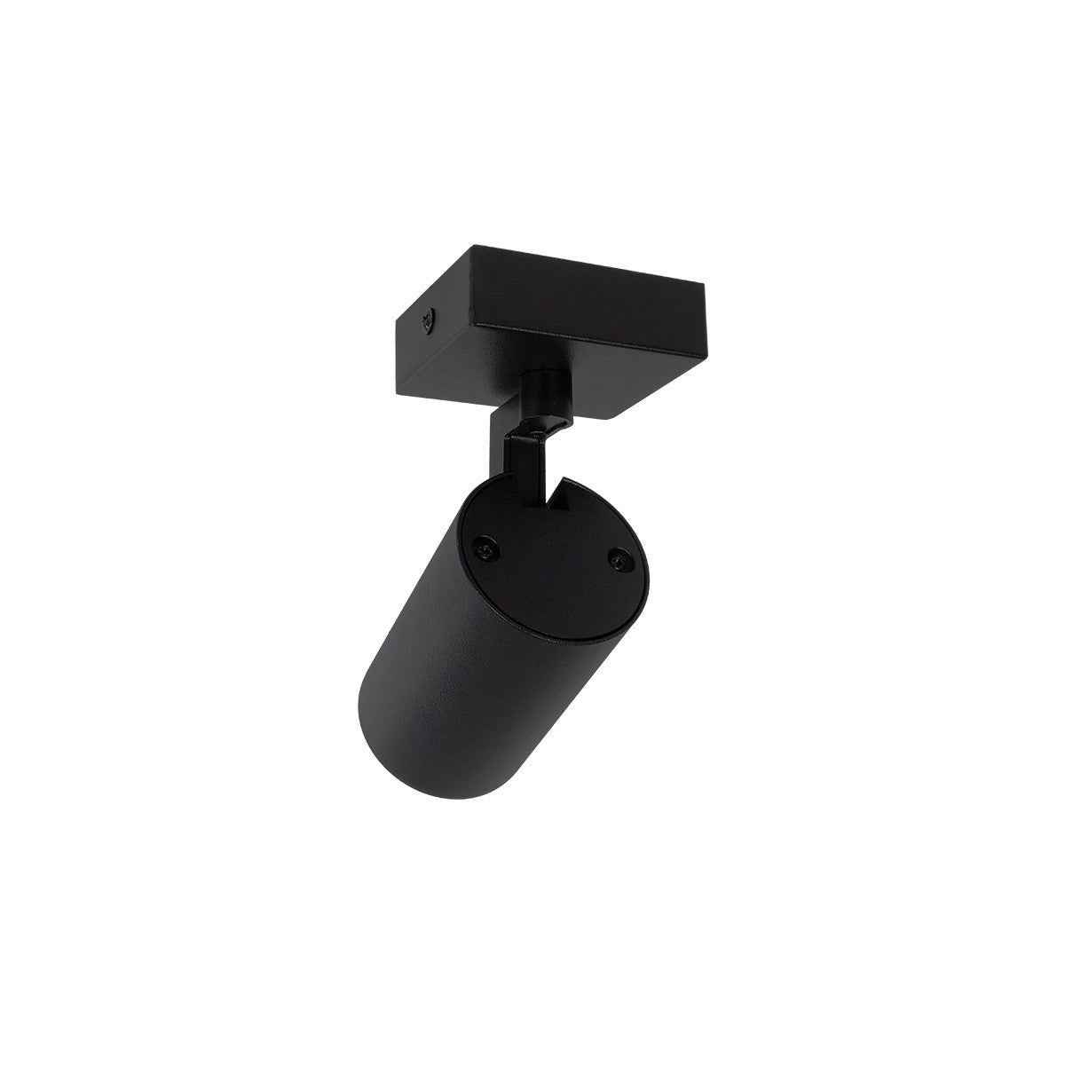 kelvo® SPOTA KLV-101-0134 Μοντέρνο Κινούμενο Φωτιστικό Σποτ Οροφής με Ντουί 1 x GU10 90° AC 220-240V IP20 - Μαύρο Ματ - Μ7 x Π6 x Υ14cm - ledmania.gr