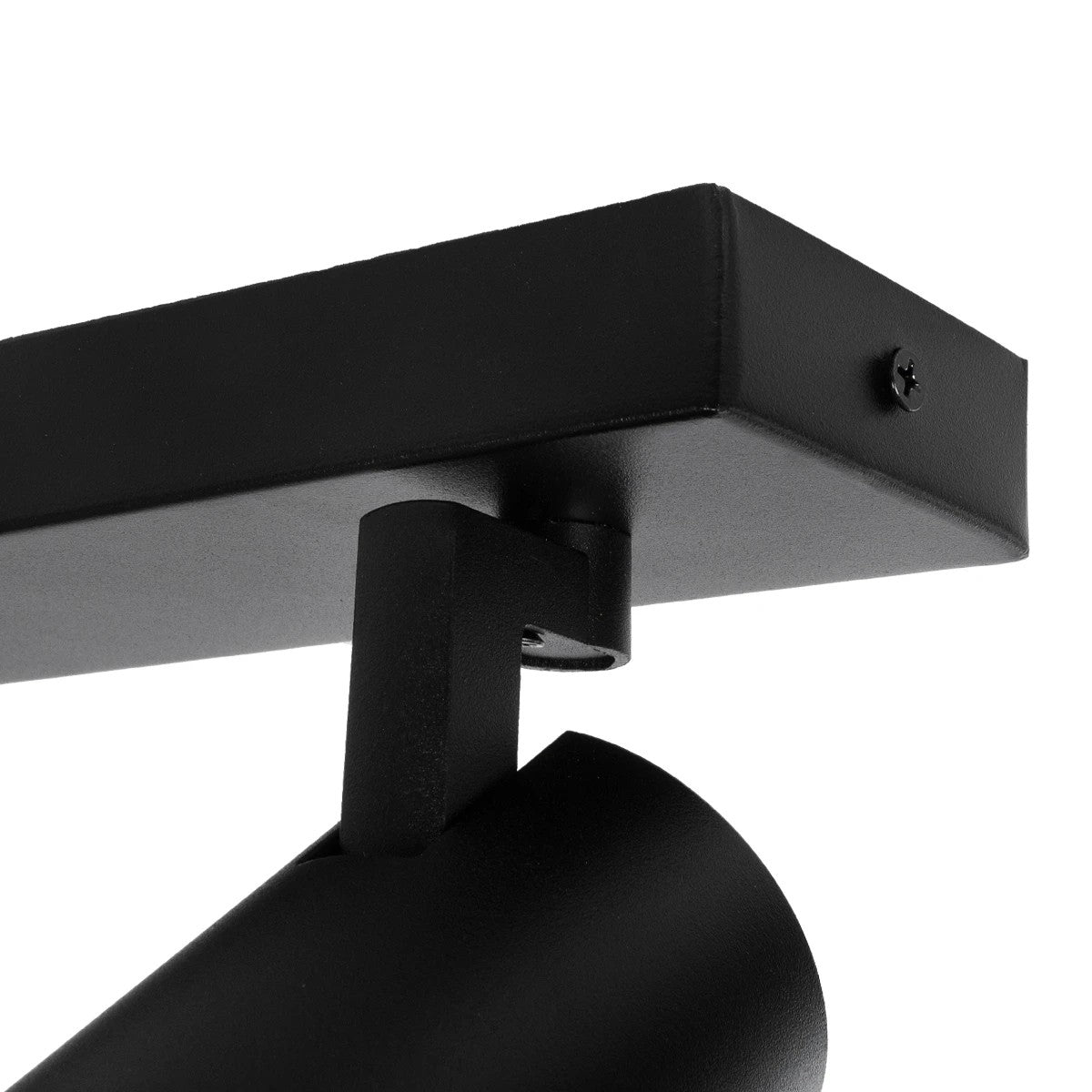 kelvo® SPOTA KLV-101-0136 Μοντέρνο Κινούμενο Φωτιστικό Σποτ Οροφής με Ντουί 2 x GU10 90° AC 220-240V IP20 - Μαύρο Ματ - Μ30 x Π6 x Υ14.5cm - ledmania.gr