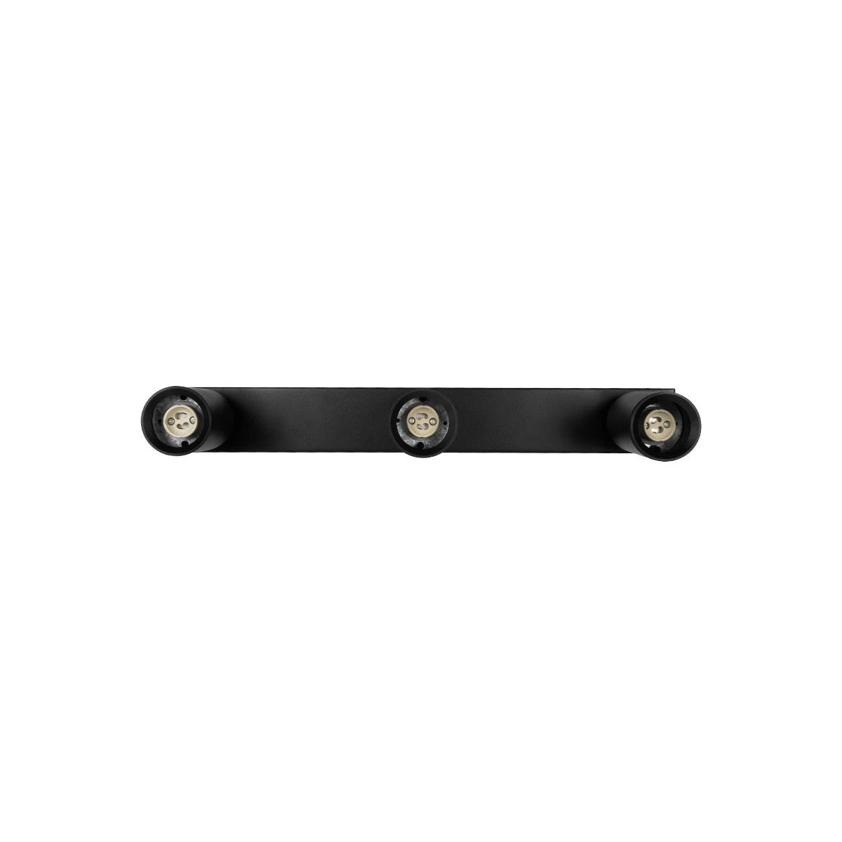 kelvo® SPOTA KLV-101-0138 Μοντέρνο Κινούμενο Φωτιστικό Σποτ Οροφής με Ντουί 3 x GU10 90° AC 220-240V IP20 - Μαύρο Ματ - Μ48 x Π6.2 x Υ14cm - ledmania.gr