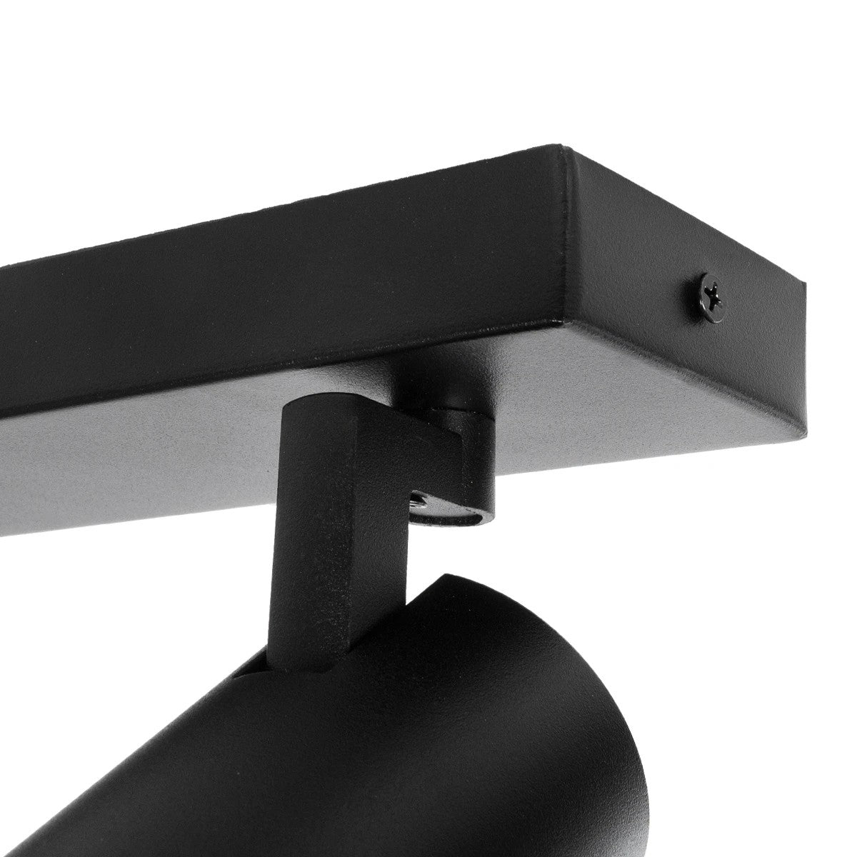 kelvo® SPOTA KLV-101-0142 Μοντέρνο Κινούμενο Φωτιστικό Σποτ Οροφής με Ντουί 5 x GU10 90° AC 220-240V IP20 - Μαύρο Ματ - Μ79.5 x Π6.3 x Υ14cm - ledmania.gr