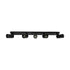 kelvo® SPOTA KLV-101-0142 Μοντέρνο Κινούμενο Φωτιστικό Σποτ Οροφής με Ντουί 5 x GU10 90° AC 220-240V IP20 - Μαύρο Ματ - Μ79.5 x Π6.3 x Υ14cm - ledmania.gr
