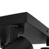 kelvo® SPOTA KLV-101-0146 Μοντέρνο Κινούμενο Φωτιστικό Σποτ Οροφής με Ντουί 4 x GU10 90° AC 220-240V IP20 - Μαύρο Ματ - Μ26 x Π26 x Υ14cm - ledmania.gr